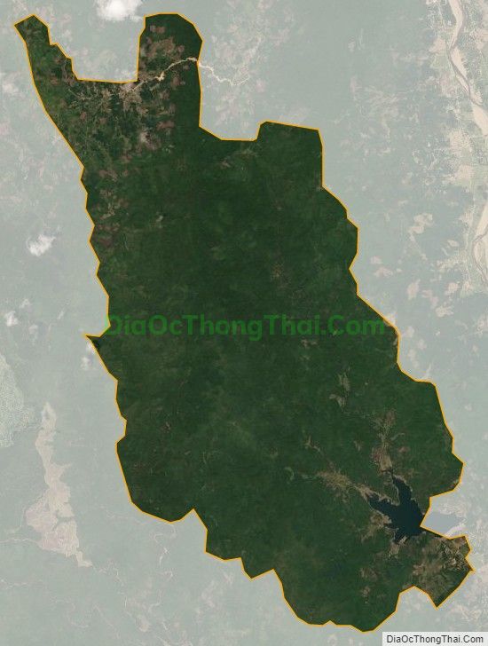 Bản đồ vệ tinh xã Ân Sơn, huyện Hoài Ân