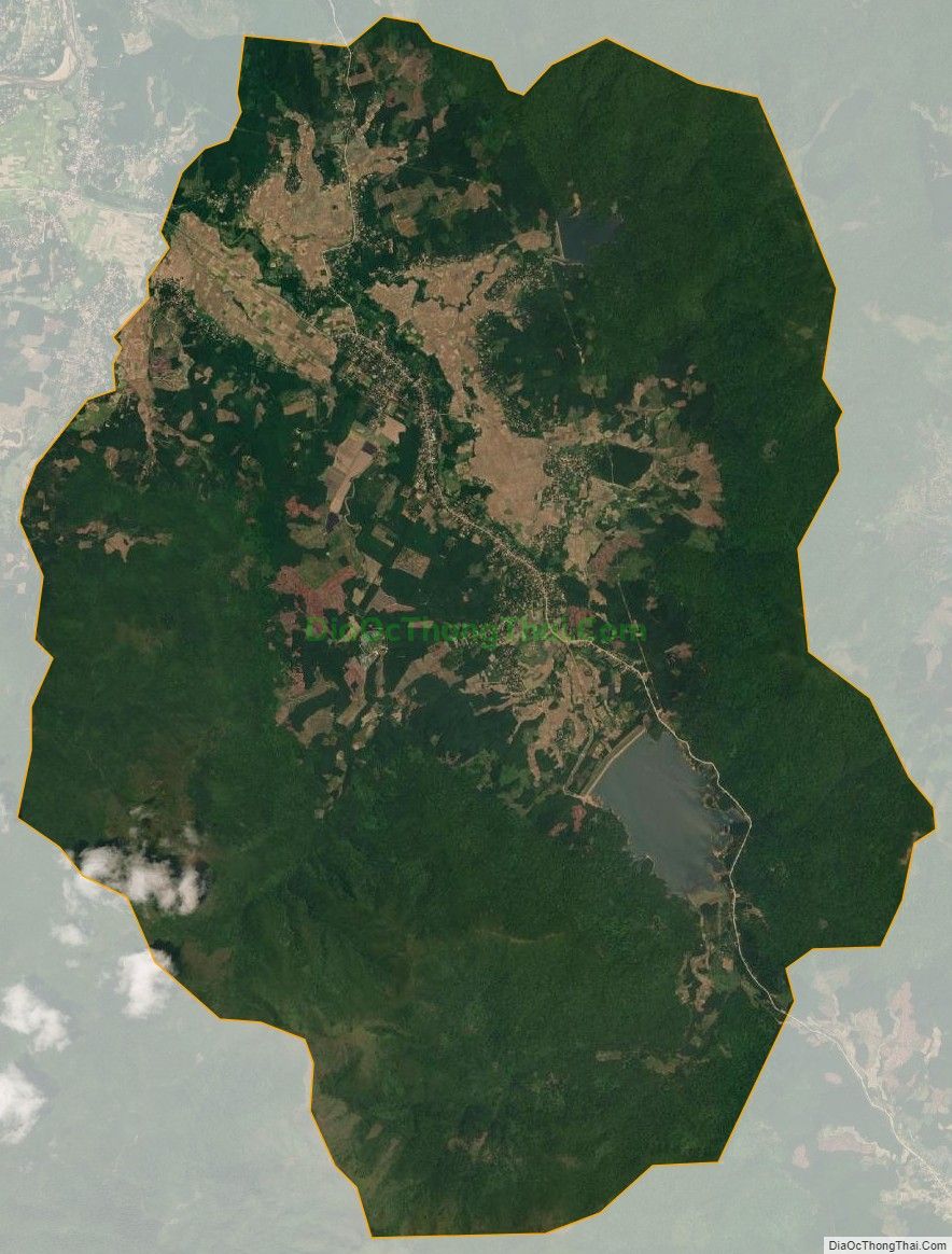 Bản đồ vệ tinh xã Ân Tường Đông, huyện Hoài Ân