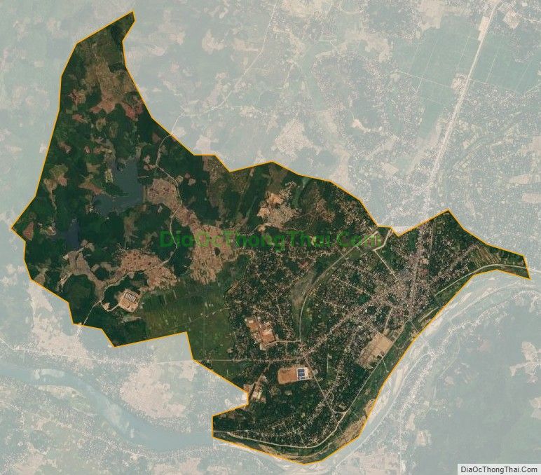 Bản đồ vệ tinh phường Bồng Sơn, thị xã Hoài Nhơn