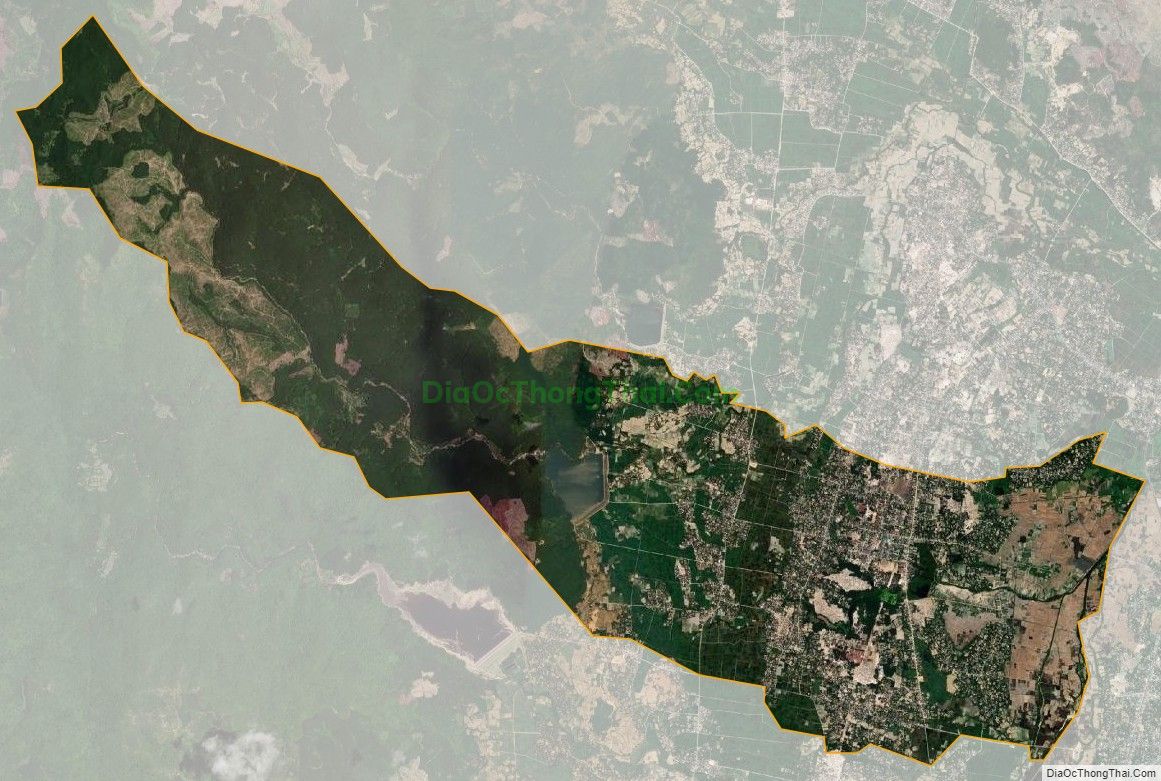 Bản đồ vệ tinh xã Hoài Châu, thị xã Hoài Nhơn