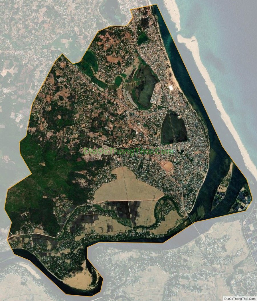 Bản đồ vệ tinh phường Hoài Hương, thị xã Hoài Nhơn
