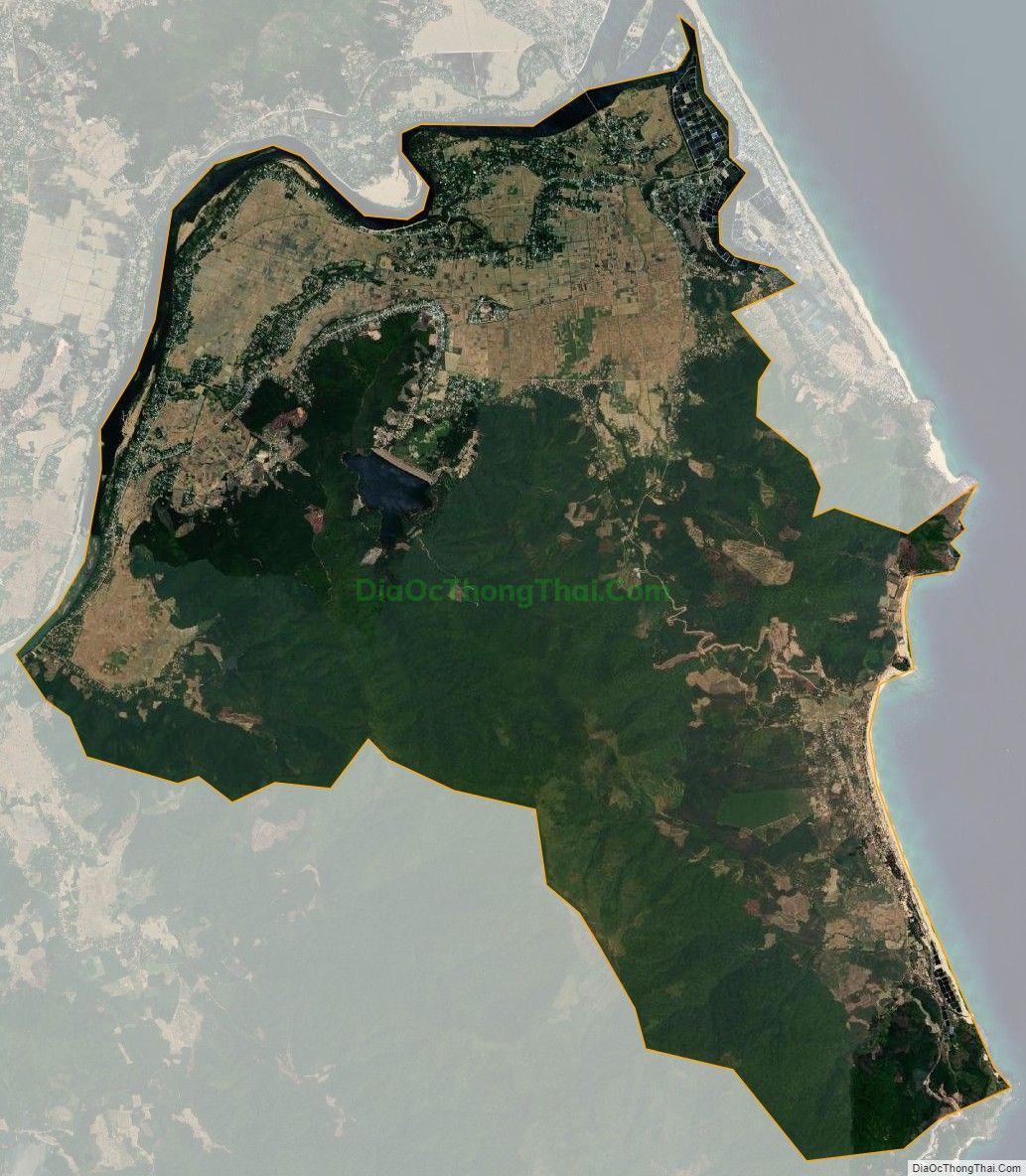 Bản đồ vệ tinh xã Hoài Mỹ, thị xã Hoài Nhơn