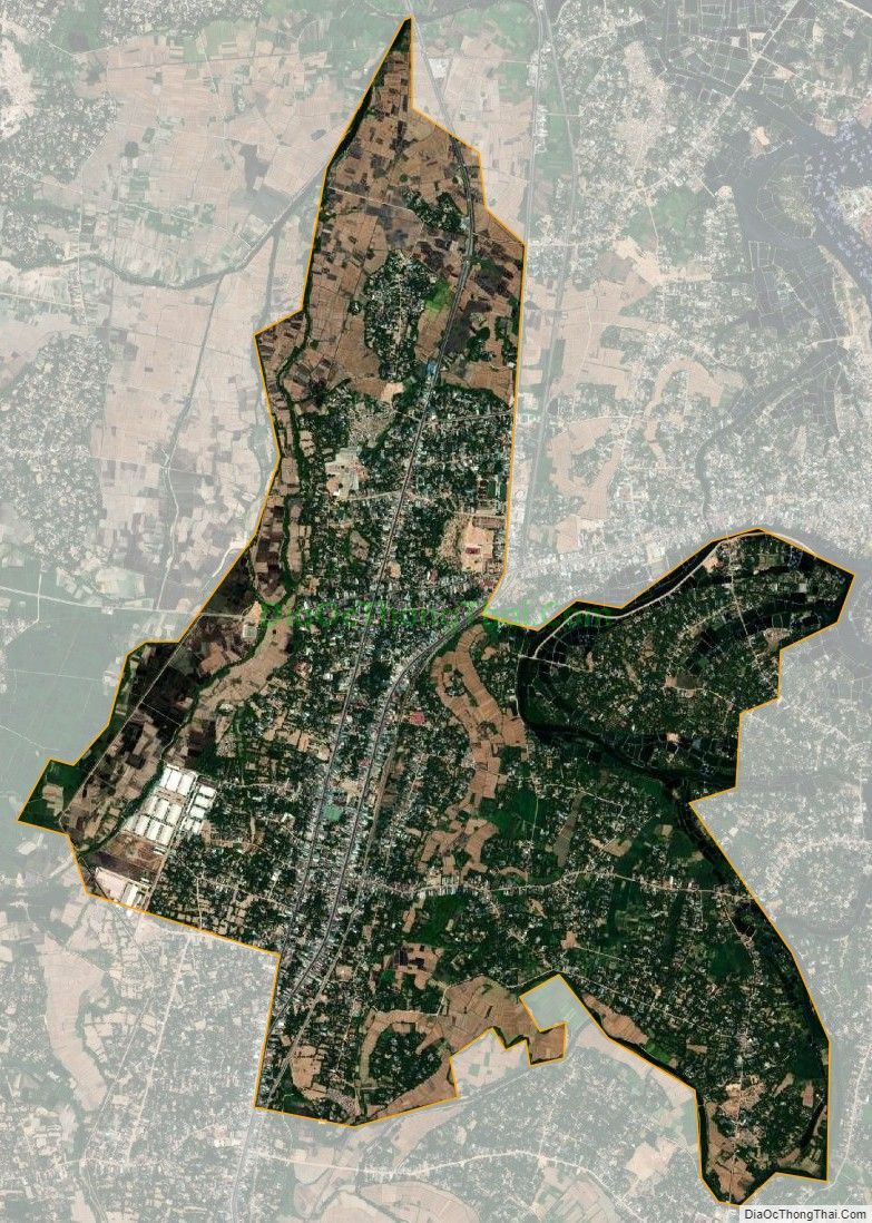 Bản đồ vệ tinh phường Tam Quan, thị xã Hoài Nhơn