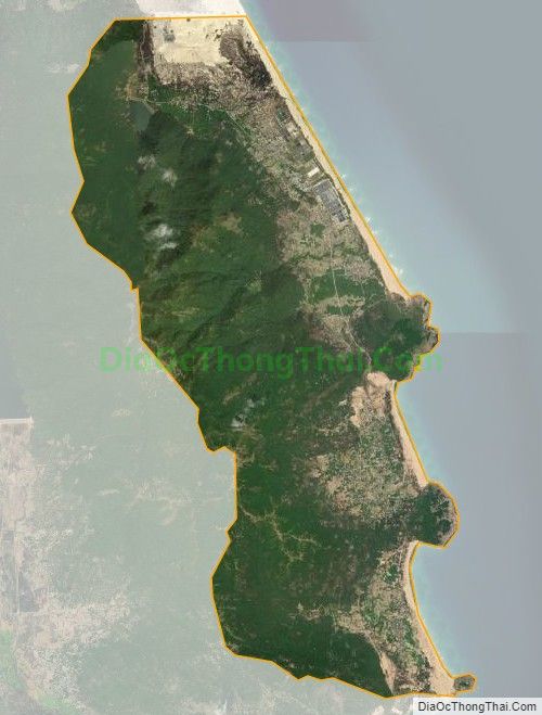 Bản đồ vệ tinh xã Cát Hải, huyện Phù Cát