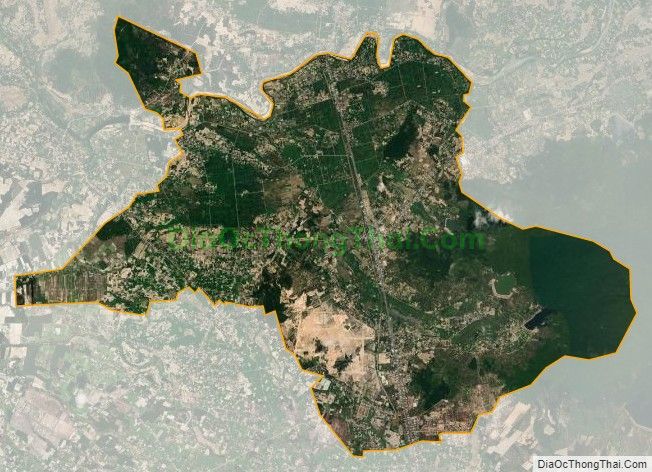 Bản đồ vệ tinh xã Cát Hanh, huyện Phù Cát