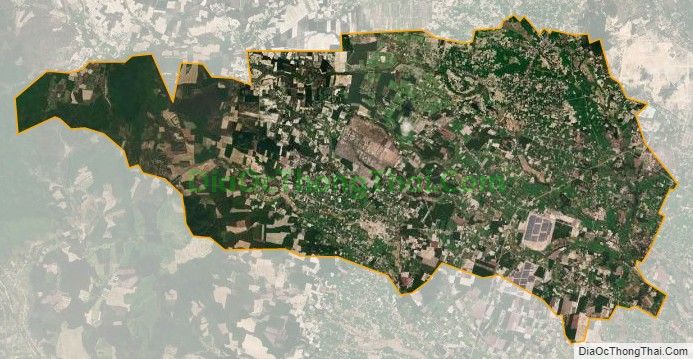 Bản đồ vệ tinh xã Cát Hiệp, huyện Phù Cát