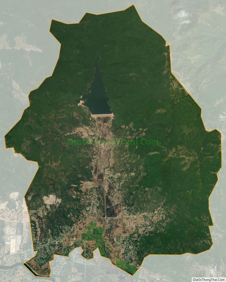Bản đồ vệ tinh xã Cát Hưng, huyện Phù Cát