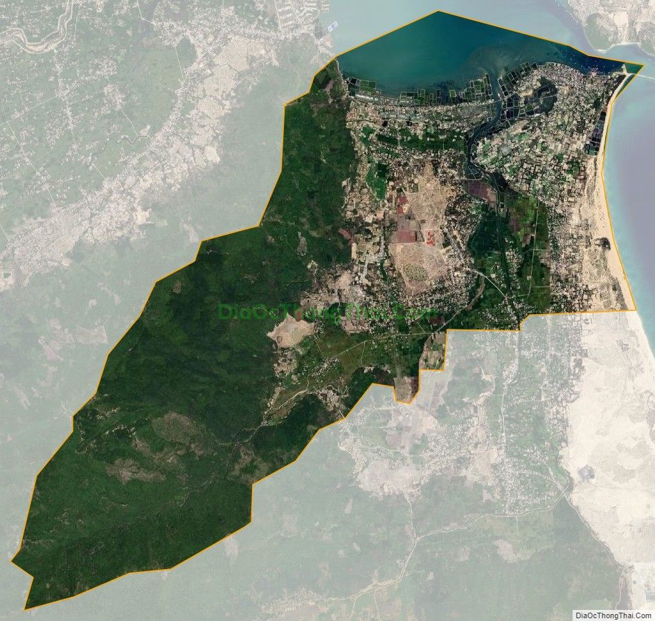 Bản đồ vệ tinh xã Cát Khánh, huyện Phù Cát