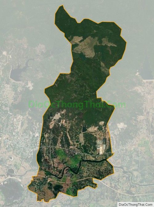 Bản đồ vệ tinh xã Cát Nhơn, huyện Phù Cát
