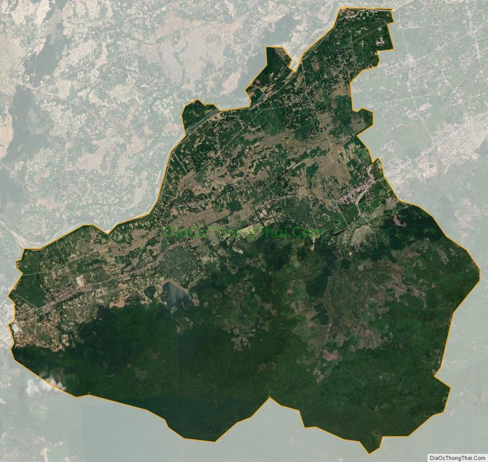 Bản đồ vệ tinh xã Cát Tài, huyện Phù Cát