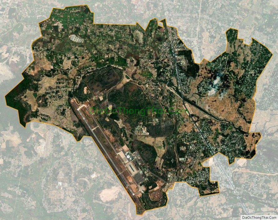 Bản đồ vệ tinh xã Cát Tân, huyện Phù Cát