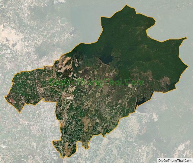 Bản đồ vệ tinh xã Cát Trinh, huyện Phù Cát