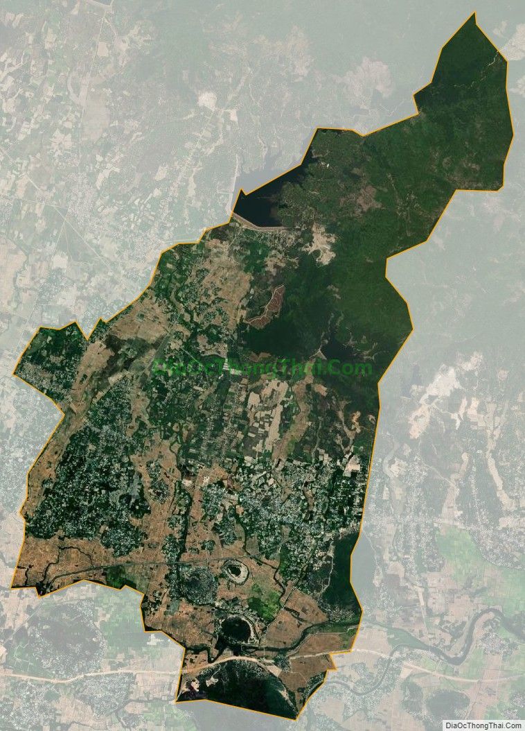 Bản đồ vệ tinh xã Cát Tường, huyện Phù Cát