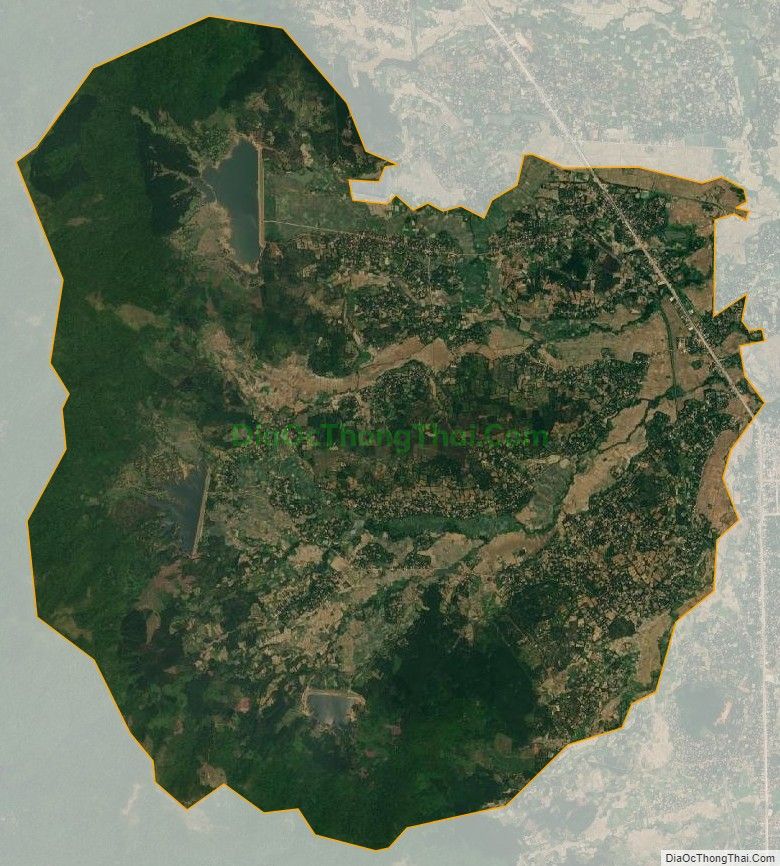 Bản đồ vệ tinh xã Mỹ Lộc, huyện Phù Mỹ