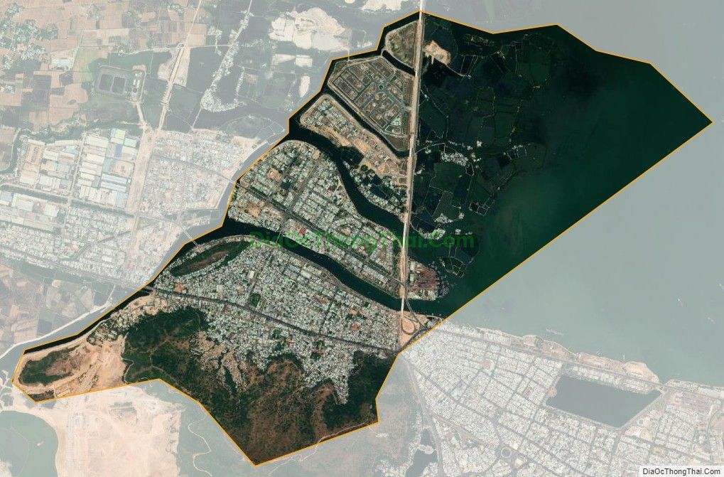 Bản đồ vệ tinh phường Đống Đa, thành phố Quy Nhơn