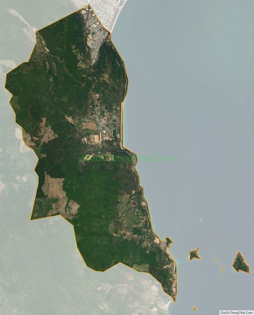 Bản đồ vệ tinh phường Ghềnh Ráng, thành phố Quy Nhơn
