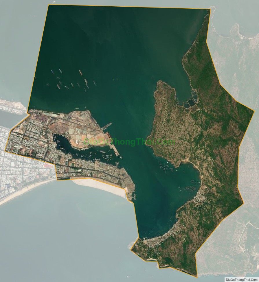 Bản đồ vệ tinh phường Hải Cảng, thành phố Quy Nhơn