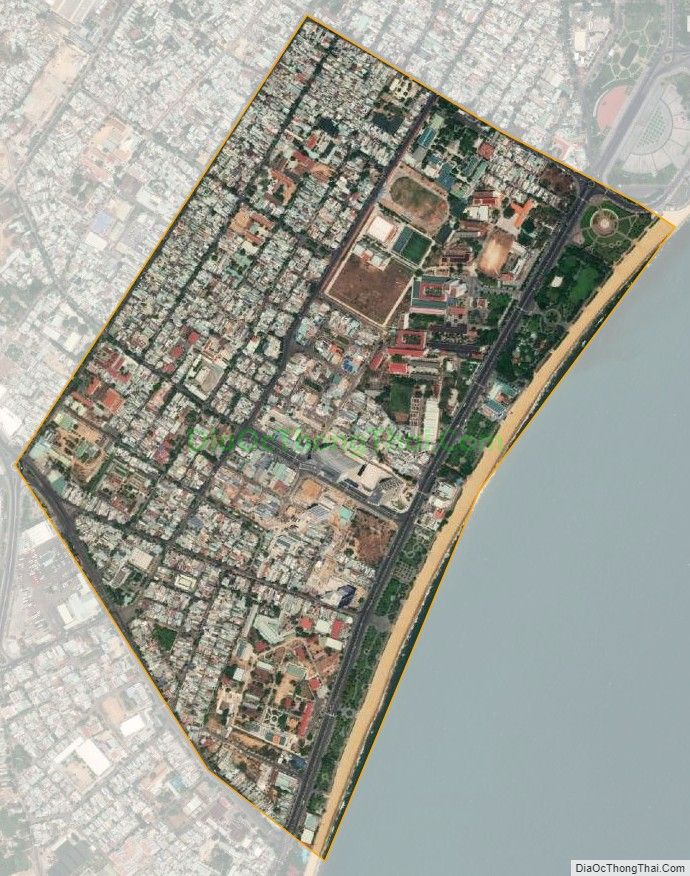 Bản đồ vệ tinh phường Nguyễn Văn Cừ, thành phố Quy Nhơn