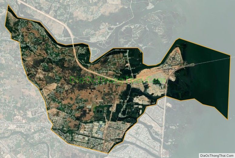 Bản đồ vệ tinh phường Nhơn Bình, thành phố Quy Nhơn