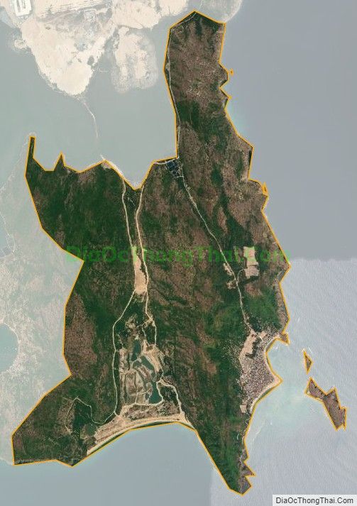 Bản đồ vệ tinh xã Nhơn Hải, thành phố Quy Nhơn