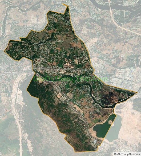 Bản đồ vệ tinh phường Nhơn Phú, thành phố Quy Nhơn