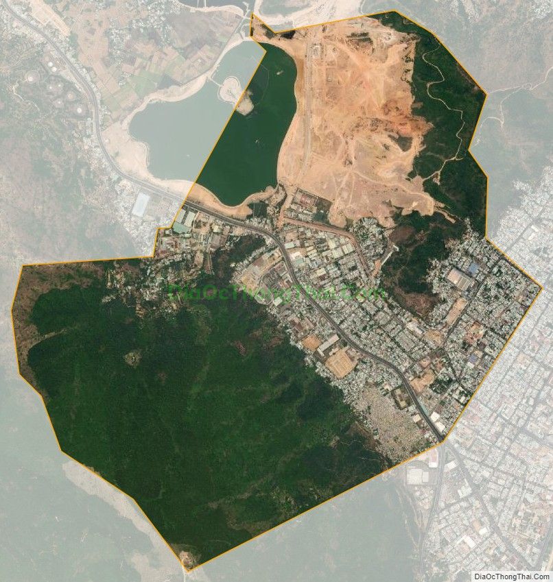 Bản đồ vệ tinh phường Quang Trung, thành phố Quy Nhơn
