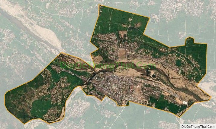 Bản đồ vệ tinh Thị trấn Phú Phong, huyện Tây Sơn