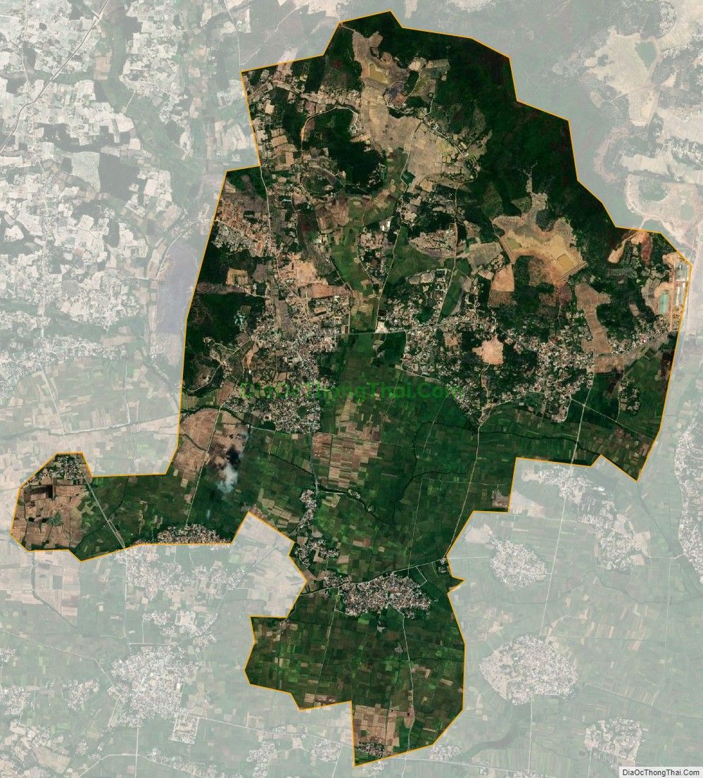 Bản đồ vệ tinh xã Tây An, huyện Tây Sơn