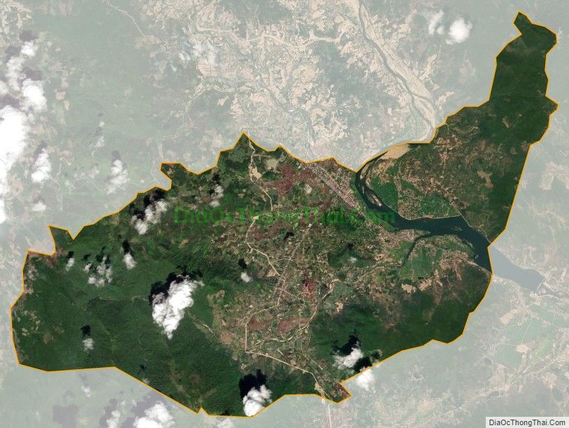 Bản đồ vệ tinh xã Tây Giang, huyện Tây Sơn