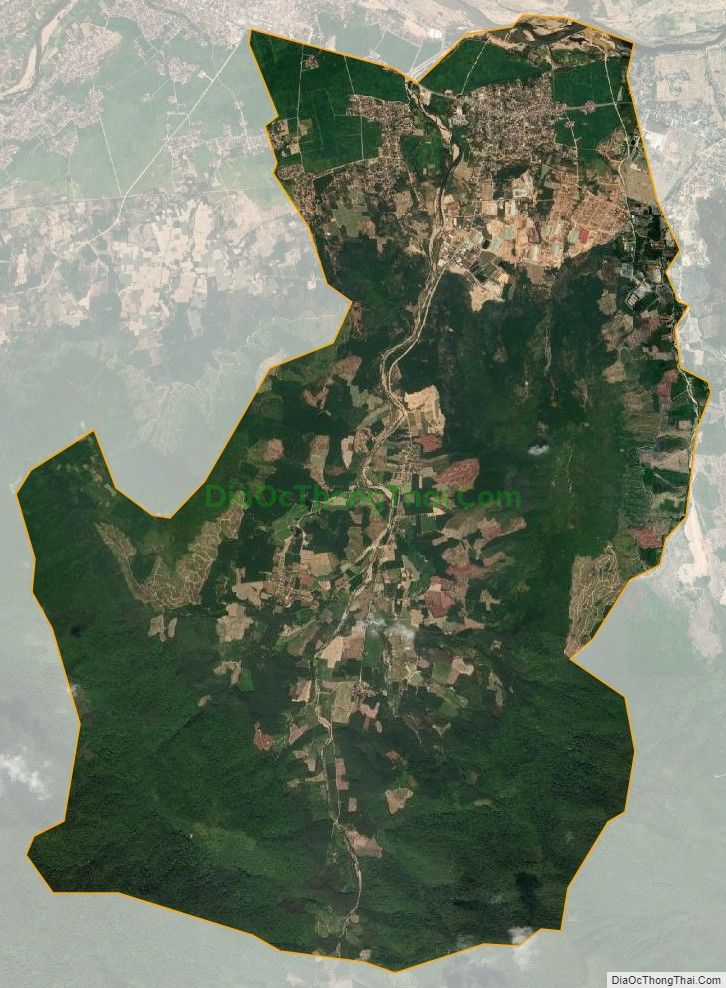 Bản đồ vệ tinh xã Tây Xuân, huyện Tây Sơn
