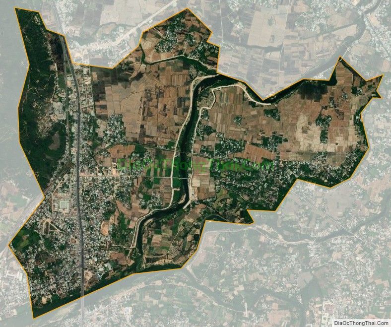 Bản đồ vệ tinh Thị trấn Diêu Trì, huyện Tuy Phước