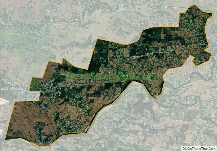Bản đồ vệ tinh xã Phước Quang, huyện Tuy Phước