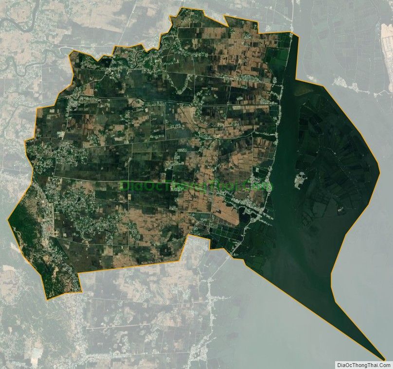 Bản đồ vệ tinh xã Phước Sơn, huyện Tuy Phước