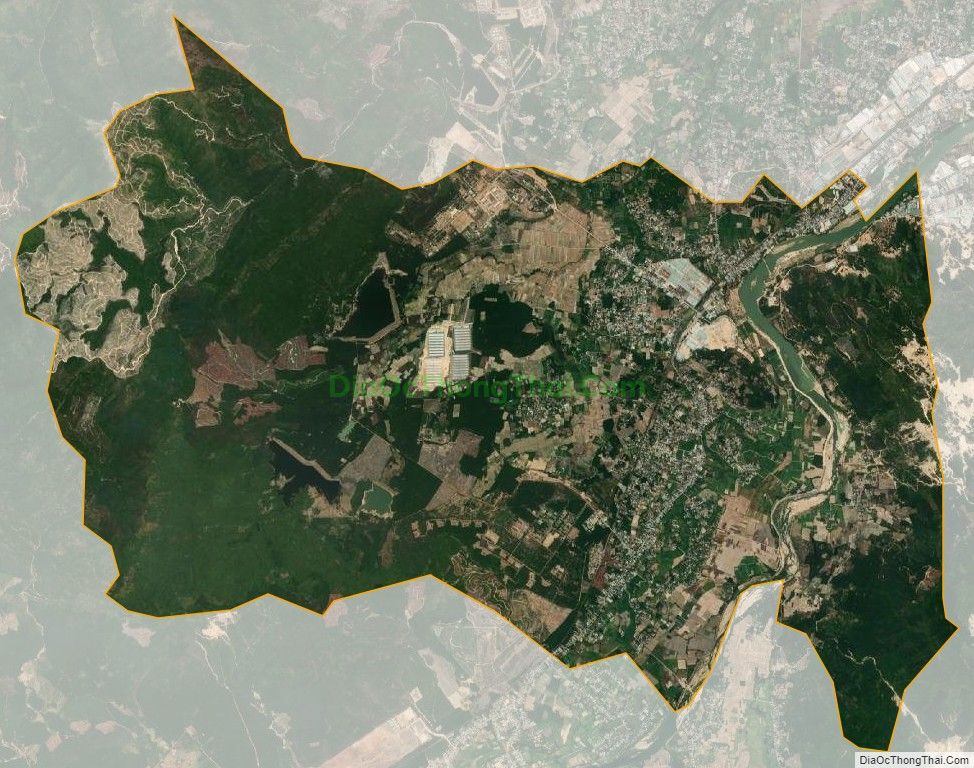 Bản đồ vệ tinh xã Phước Thành, huyện Tuy Phước