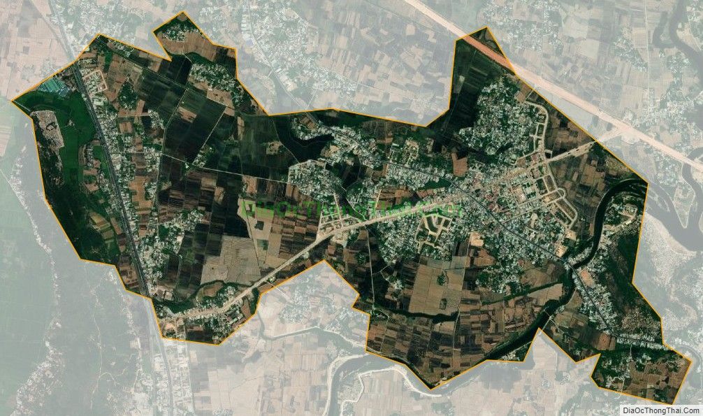Bản đồ vệ tinh Thị trấn Tuy Phước, huyện Tuy Phước