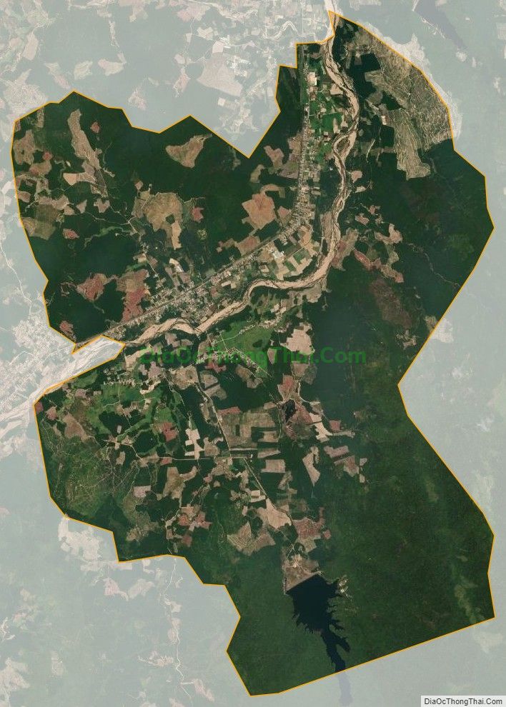 Bản đồ vệ tinh xã Canh Hiển, huyện Vân Canh