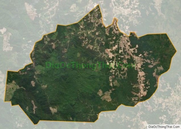Bản đồ vệ tinh xã Canh Hòa, huyện Vân Canh