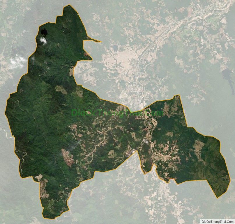Bản đồ vệ tinh xã Canh Thuận, huyện Vân Canh