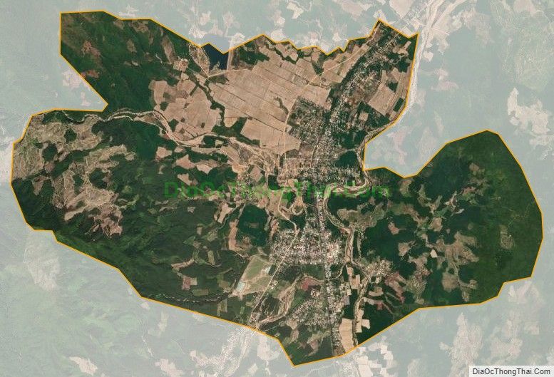 Bản đồ vệ tinh Thị trấn Vân Canh, huyện Vân Canh