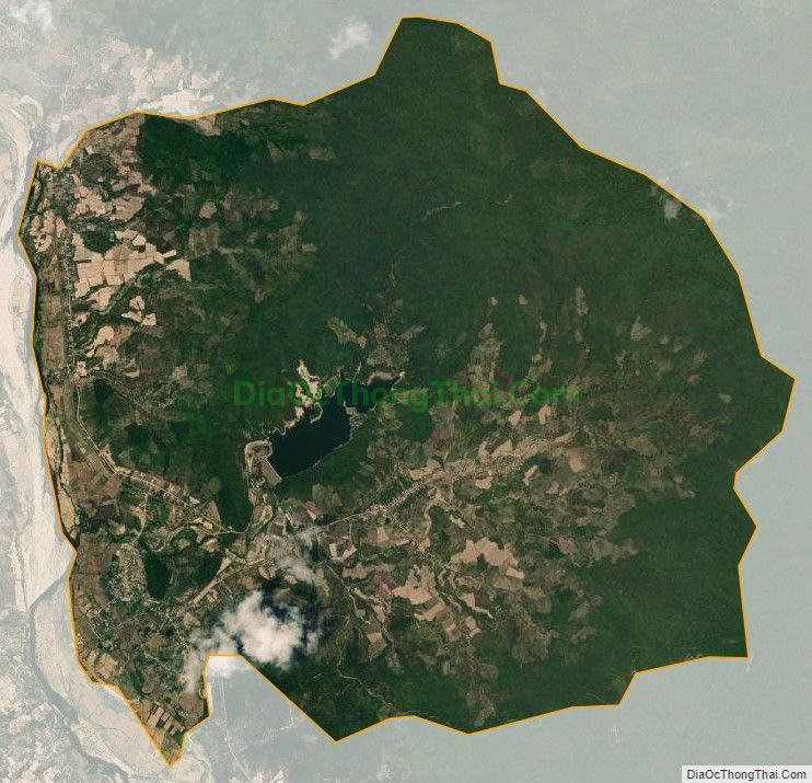 Bản đồ vệ tinh xã Vĩnh Hòa, huyện Vĩnh Thạnh