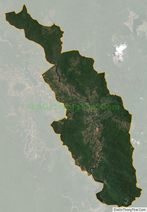 Bản đồ vệ tinh xã Vĩnh Kim, huyện Vĩnh Thạnh