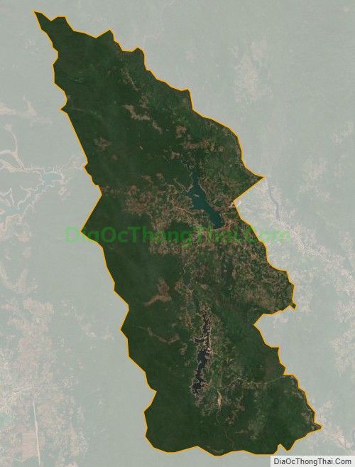 Bản đồ vệ tinh xã Vĩnh Sơn, huyện Vĩnh Thạnh