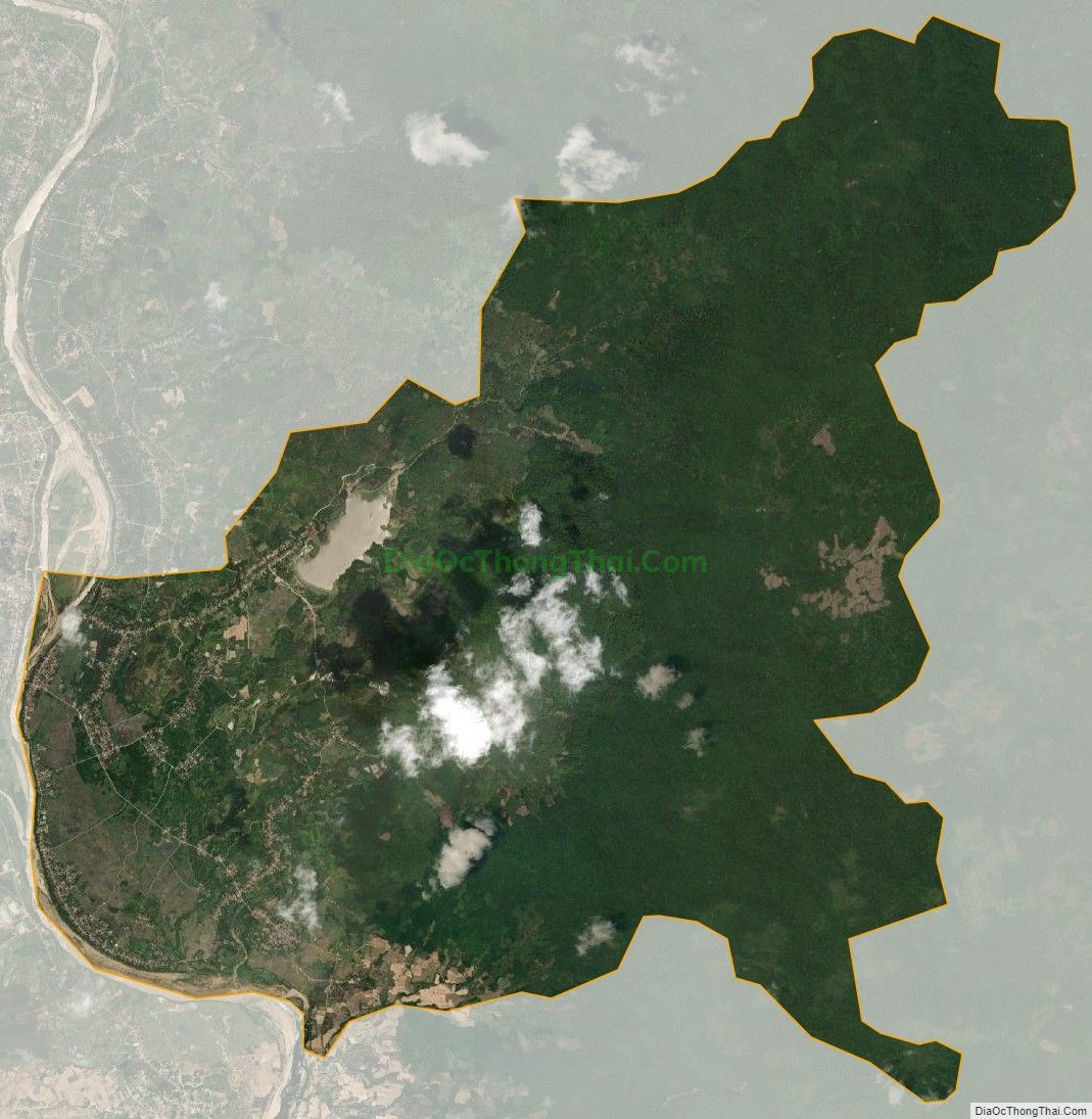 Bản đồ vệ tinh xã Vĩnh Thịnh, huyện Vĩnh Thạnh