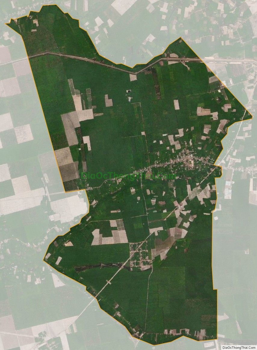 Bản đồ vệ tinh xã Cây Trường II, huyện Bàu Bàng
