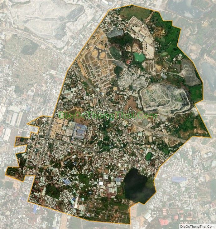 Bản đồ vệ tinh phường Bình An, thành phố Dĩ An