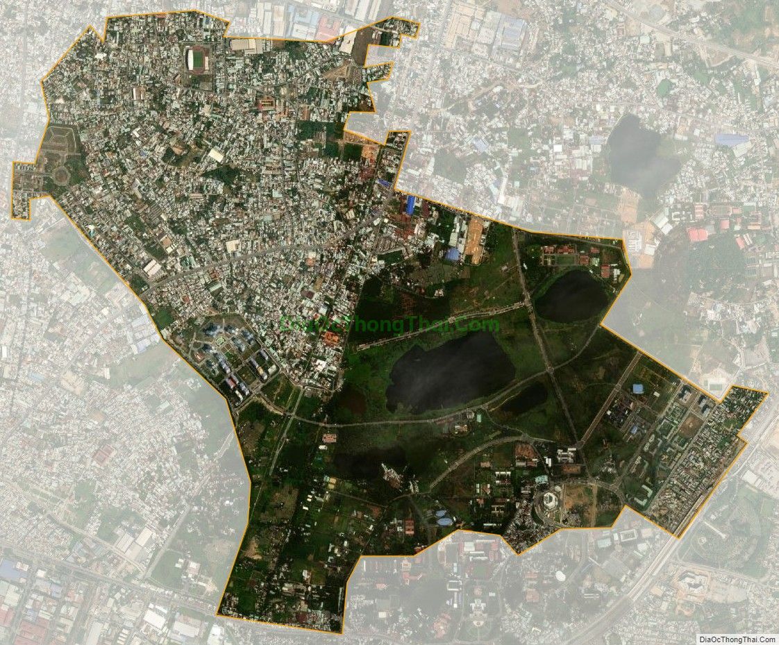 Bản đồ vệ tinh phường Đông Hòa, thành phố Dĩ An