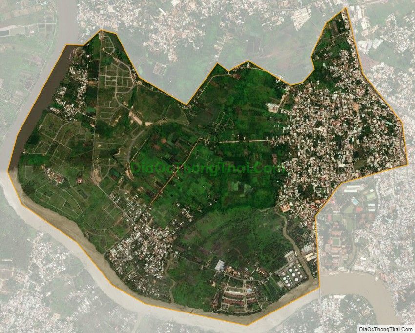 Bản đồ vệ tinh phường Chánh Mỹ, thành phố Thủ Dầu Một