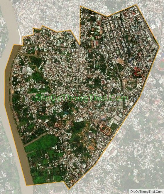 Bản đồ vệ tinh phường Chánh Nghĩa, thành phố Thủ Dầu Một