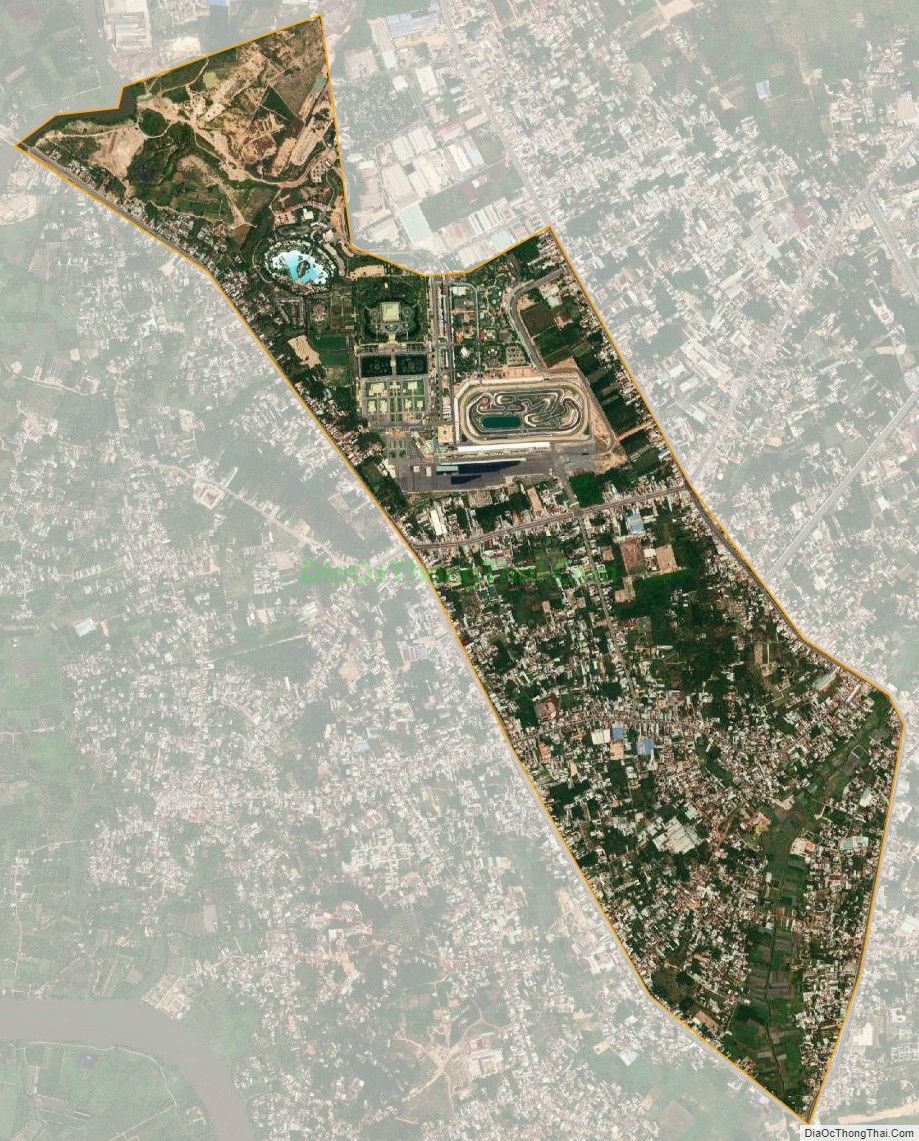 Bản đồ vệ tinh phường Hiệp An, thành phố Thủ Dầu Một