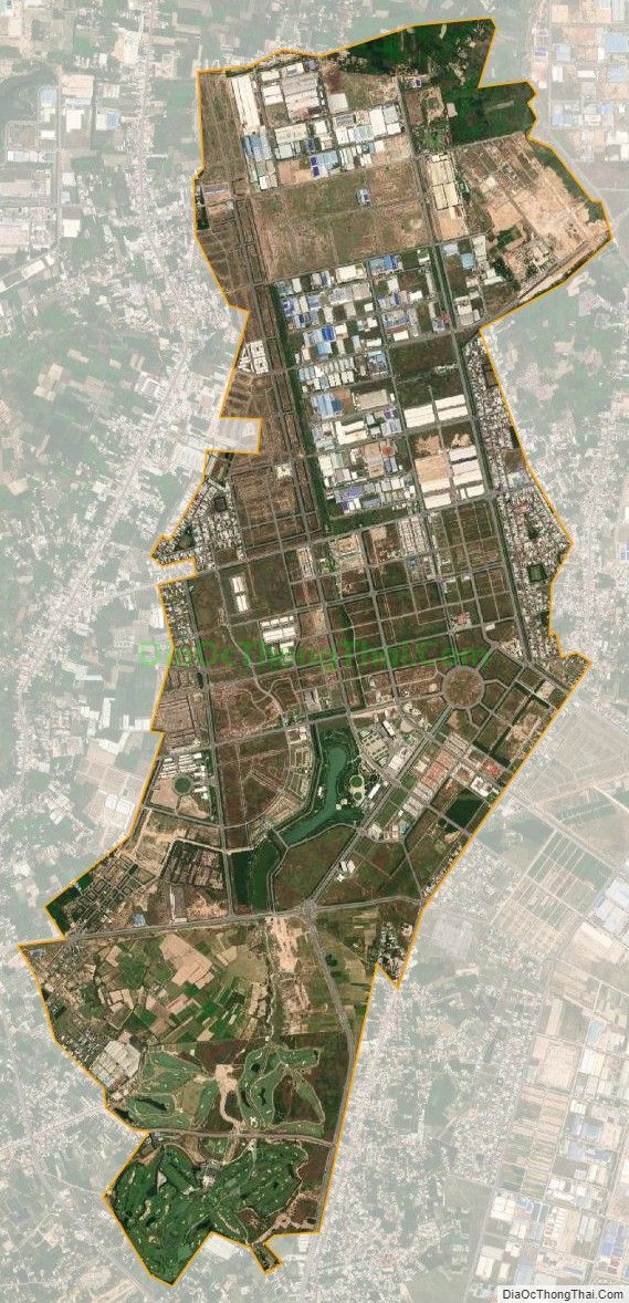 Bản đồ vệ tinh phường Hòa Phú, thành phố Thủ Dầu Một